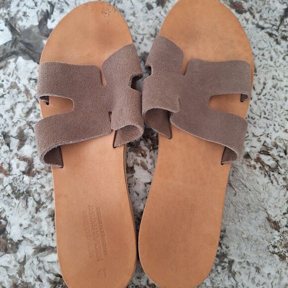 Nikola X HAYHAY Brown‎ Suede slide size 41 - Picture 6 of 9